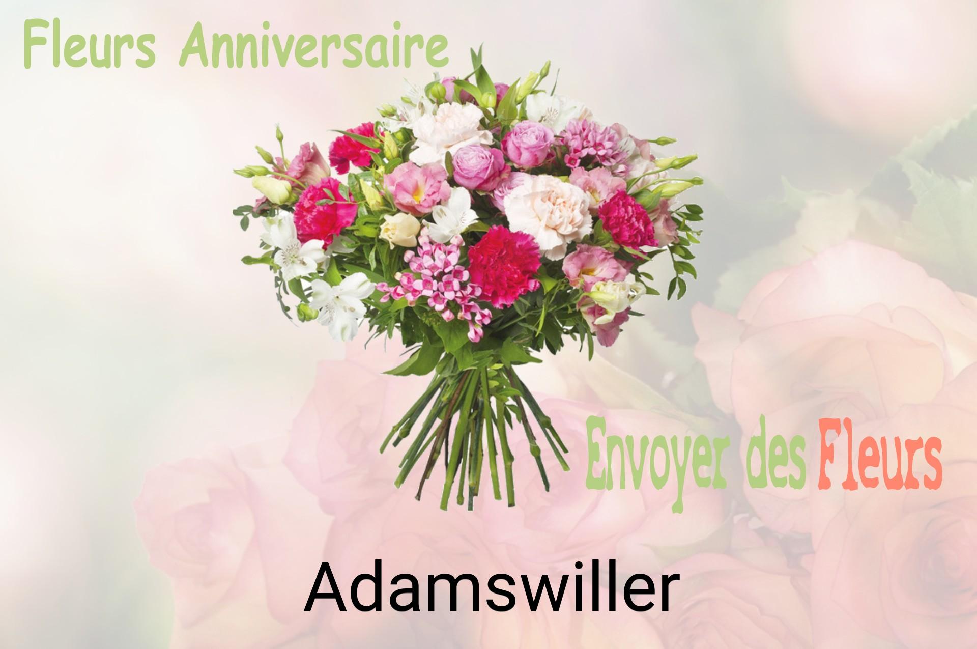 Bouquet de fleurs d’anniversaire livré à Adamswiller