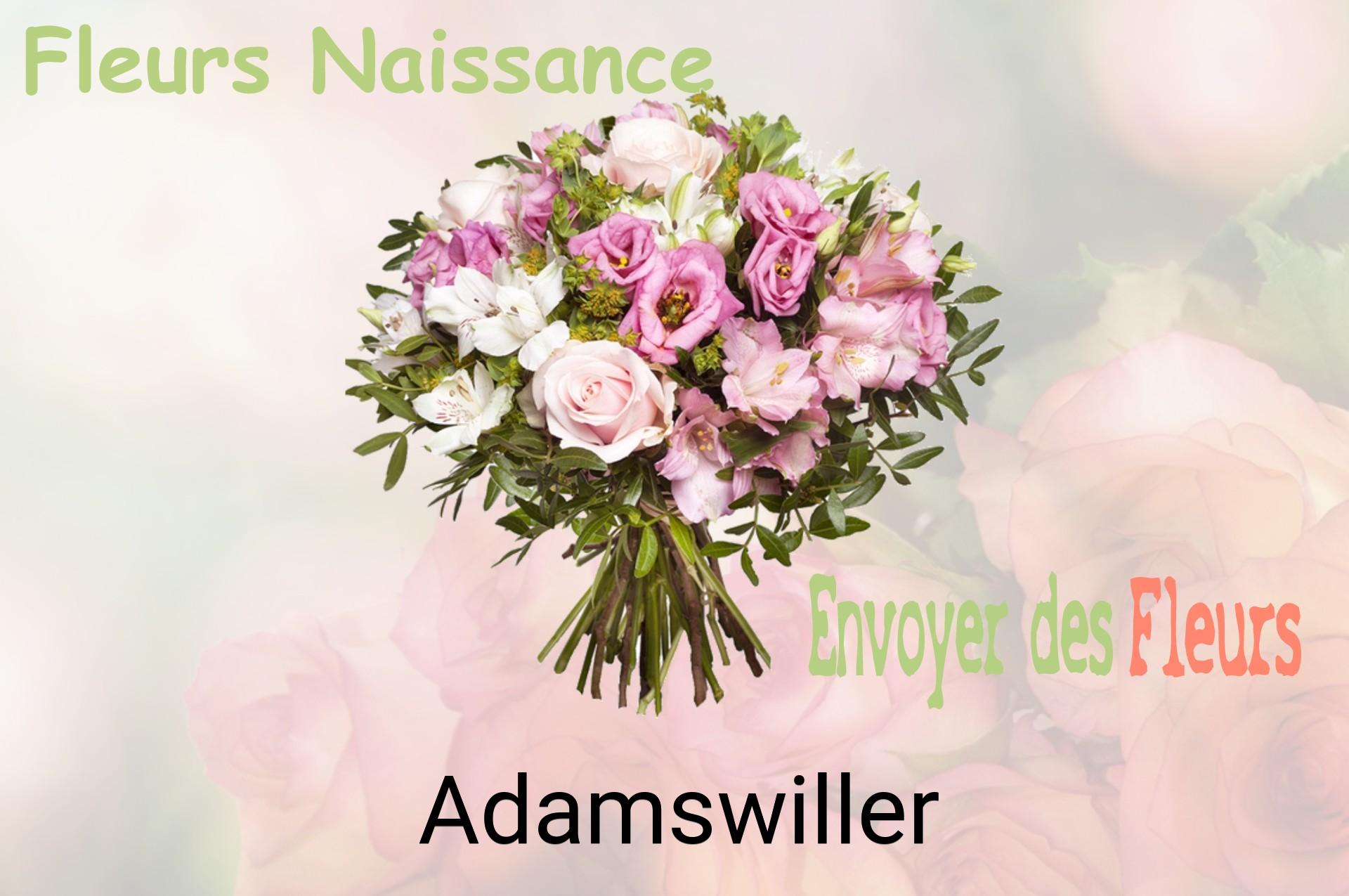 Bouquet de fleurs de naissance livré à Adamswiller